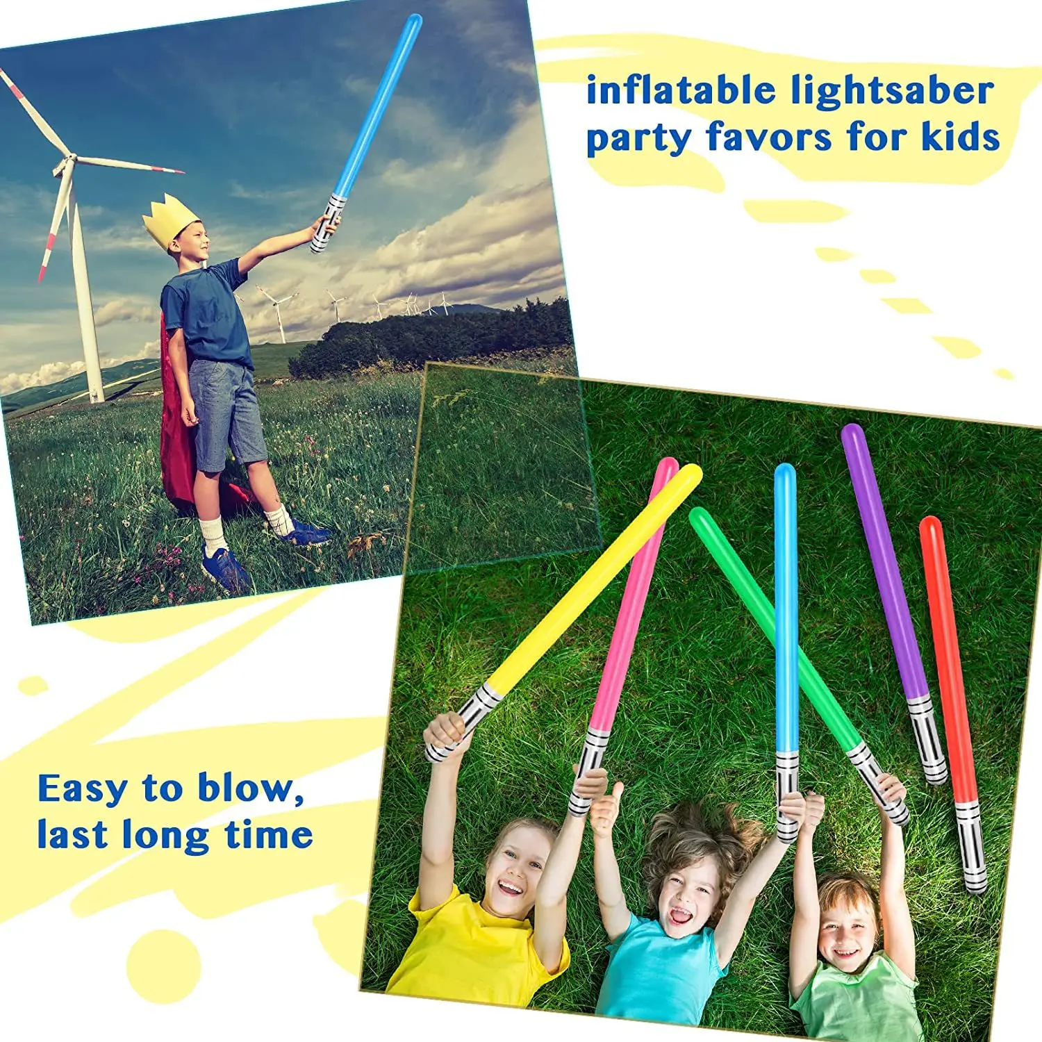 เด็กใหม่ Inflatable Lightsaber ดาบเลเซอร์ของเล่น 100 ซม.Inflatable Stick PVC Inflatable ดาบสําหรับของขวัญเด็ก