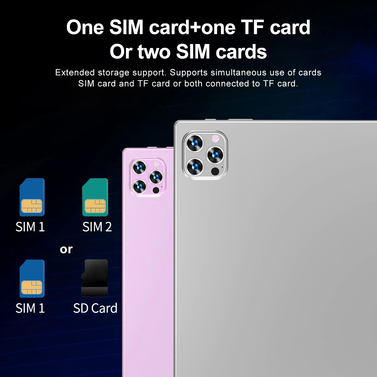 2024 Original XIoamI PAD7 Pro tablette Android14 Snapdragon 888 11 pouces HD 16GB + 1TB 20000mAh 5G double SIM Bluetooth WiFi Tables PC