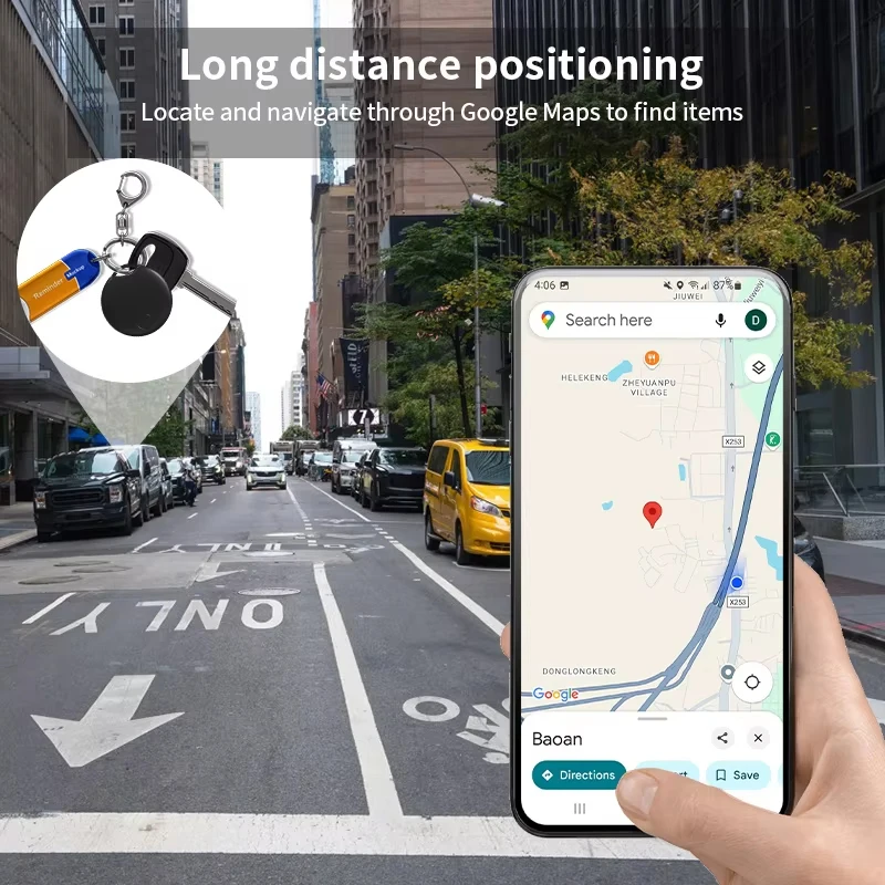 Xiaomi Bluetooth GPS трекер работает с Android Find My Device для Google Smart Locator Key Поиск домашних животных для пожилых людей Анти-потерянное отслеживание