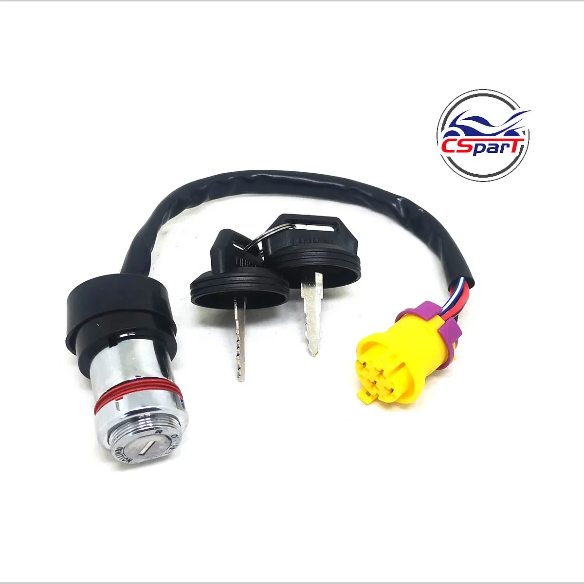 Замок ключа зажигания, 4 провода для Linhai 250 250cc 260 260cc 300 300cc 400 400cc ATV UTV, водонепроницаемый 30110