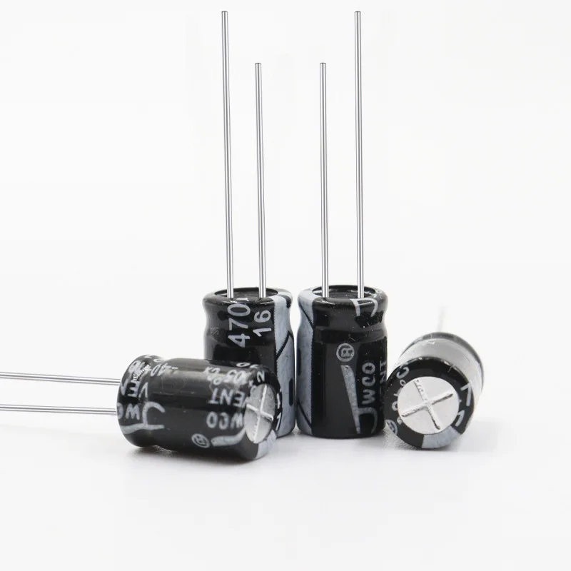 Aluminum Electrolytic Capacitor 1uF 2.2uF 3.3uF 4.7uF 10uF 22uF 33uF 47uF 100uF 220uF 10V 16V 25V 35V 50V 63V100V 250V 400V 450V