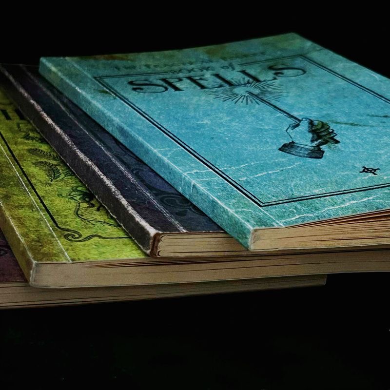 Vintage Scrapbooking Charmed Book Herbalism หนังสือเรียนโหราศาสตร์สมุดบันทึกสะกดบันทึก Story Spellbook เด็กของขวัญ