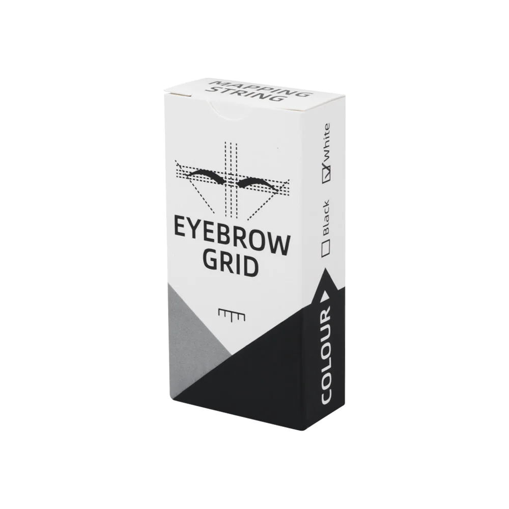 Neue Dehnbare Mapping Pre-tinte String Microblading Augenbraue Make-Up Färben Gewinde Semi Permanent Augenbrauen Grid Mess Werkzeuge