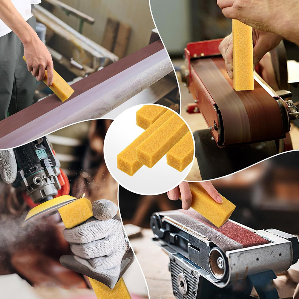 Abrasive Cleaning Stick Woodworking Eraser Block Natural Rubber Cleaning Block Sandpaper Belts for Sanding Discs Sandpaper Belts