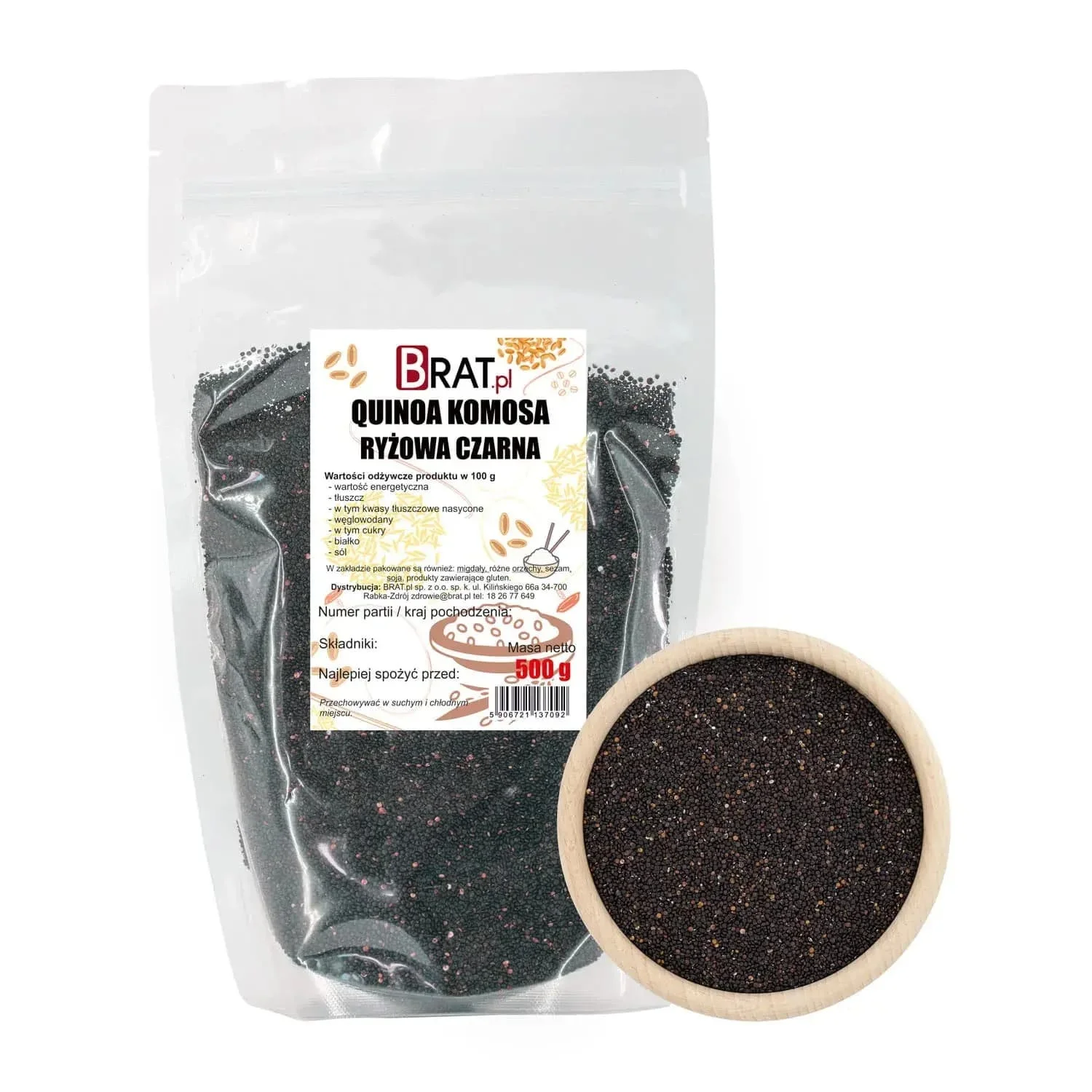 Quinoa czarna - komosa ryżowa 500g