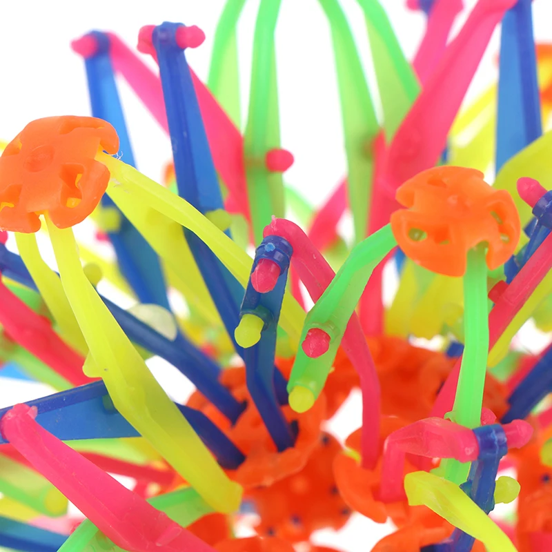 เด็ก Magic Telescopic Ball ดอกไม้กลางแจ้ง Ball โยนลูกบอลหลากหลาย Blossom Party ตลก Props Parent-Child Interaction ของเล่น