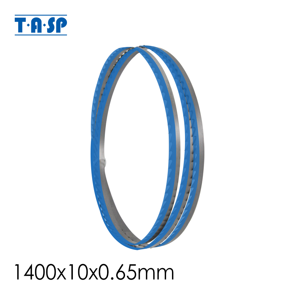 TASP Bandsägeblatt 1400 x 10 x 0,65 mm 6 TPI Holzbearbeitungszubehör für Scheppach HBS20 Draper BS200A Fox F28-182 Bandsäge