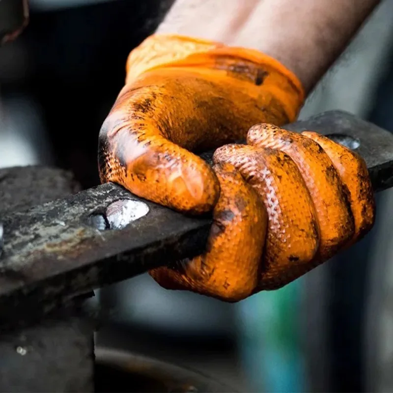 2-100 STUKS Zware Wegwerp Nitril Handschoenen 8Mil Extra Dikke Monteur Handschoen met Getextureerde Grip Antislip Veiligheid Werkhandschoenen