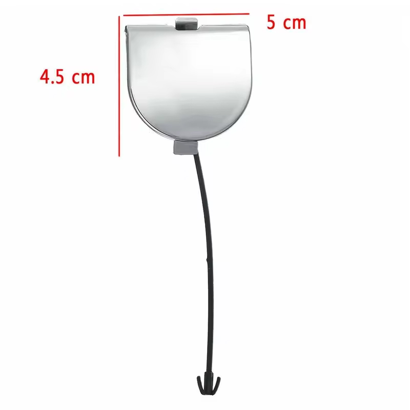 車のリアバンパー牽引フックアイカバーキャップクロームフィアット 500 500C 2007-2012 735455393