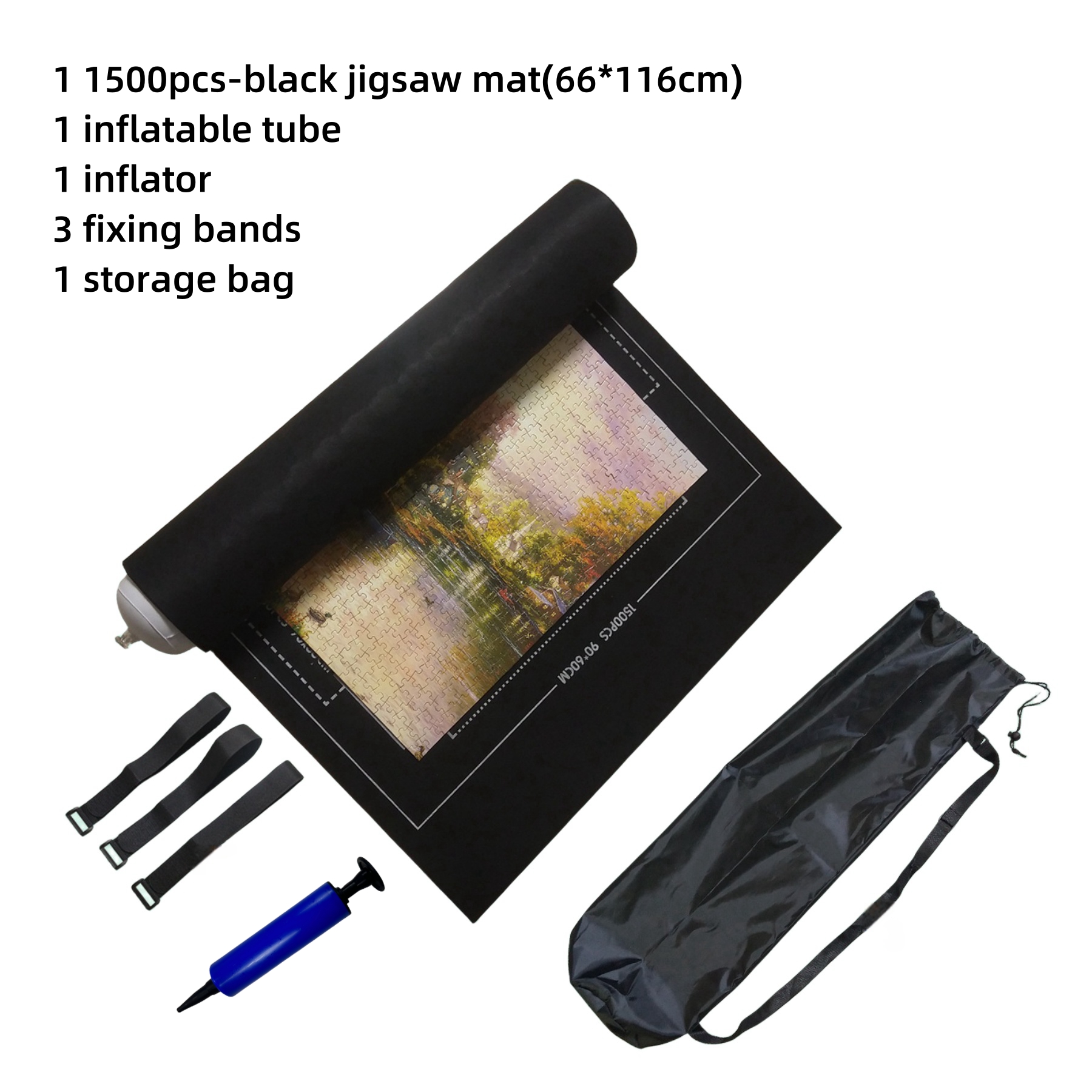 MaxRenard-Casse-tête portable à enrouler, grand format, 1500, 1000, 500 pièces