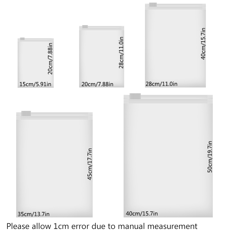 100 Pcs, 500 PCs Transparent Storage Bags, Small Accessories, Handicrafts, Cosmetics Storage Packaging Bags