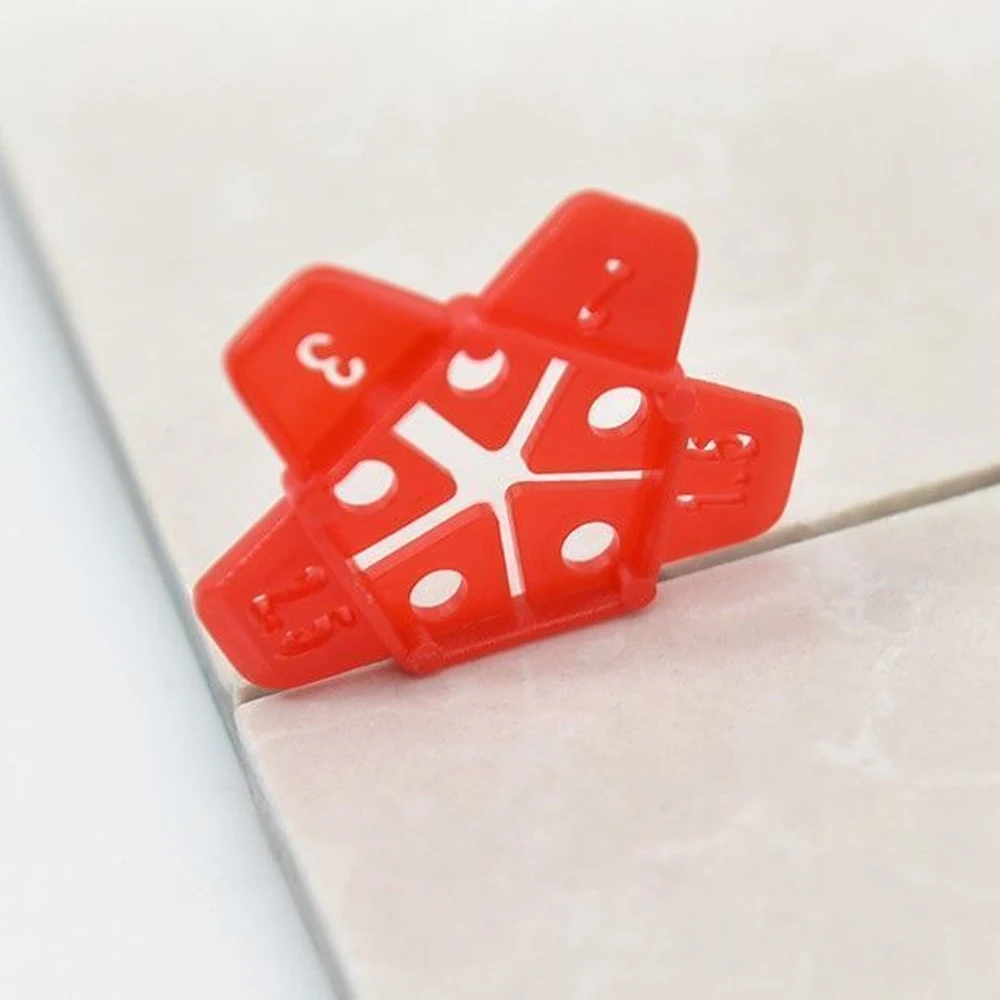 Upgraded 5in1 10-300Pcs Reusable Tile Spacers Clips Wedge Plastic Shims Ceramic Leveling System Floor Wall Gap Leveling System