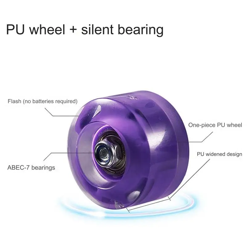 4 Wheels Skates Double Row Roller Skate Shoes Adjustable Size Beginner Kids Outdoor Skating Inline Skate Shoes Ice Rink Training