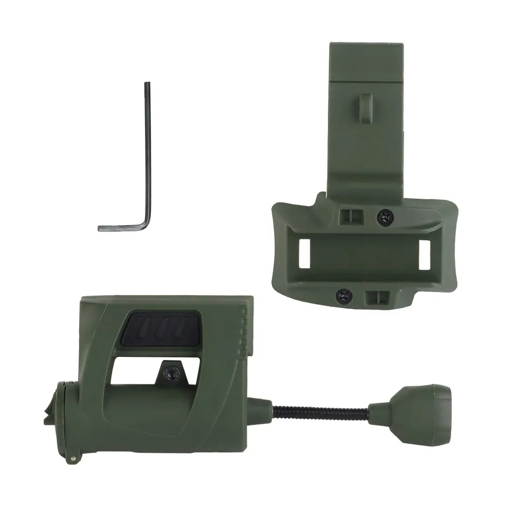Charge Mpls three-speed light color tactical helmet light outdoor camping map lighting helmet decorative accessories