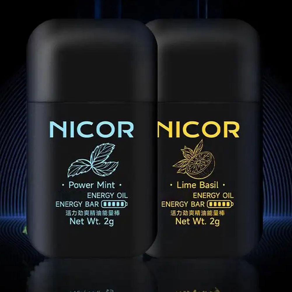 Miniartefacto Nasal de menta, inhaladores nasales, palo de conducto Nasal, alivio de la congestión Nasal, rinitis, conducción, fatiga, refrescante