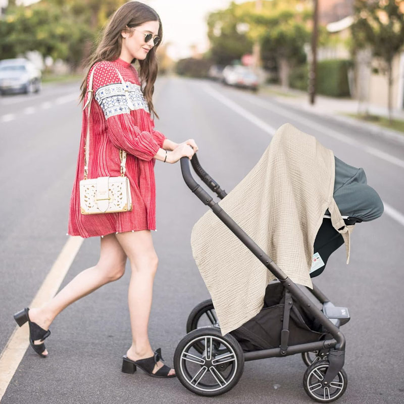 Still bezug Mutter Ausflug Stillen umfasst Baumwolle Baby Fütterung Stills chal verstellbare Privatsphäre Schürze Kinderwagen Decke