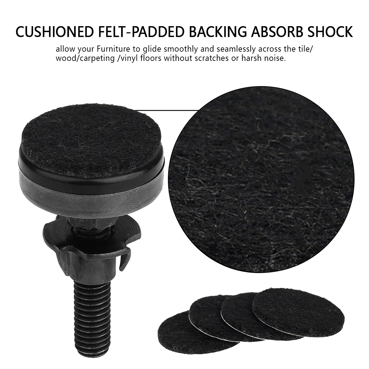 Furniture Adjustable Bolt Chair Feet level Floor Protector leg Pad Base Sofa Cabinet Table Mute damping anti-skid Sofa Raiser