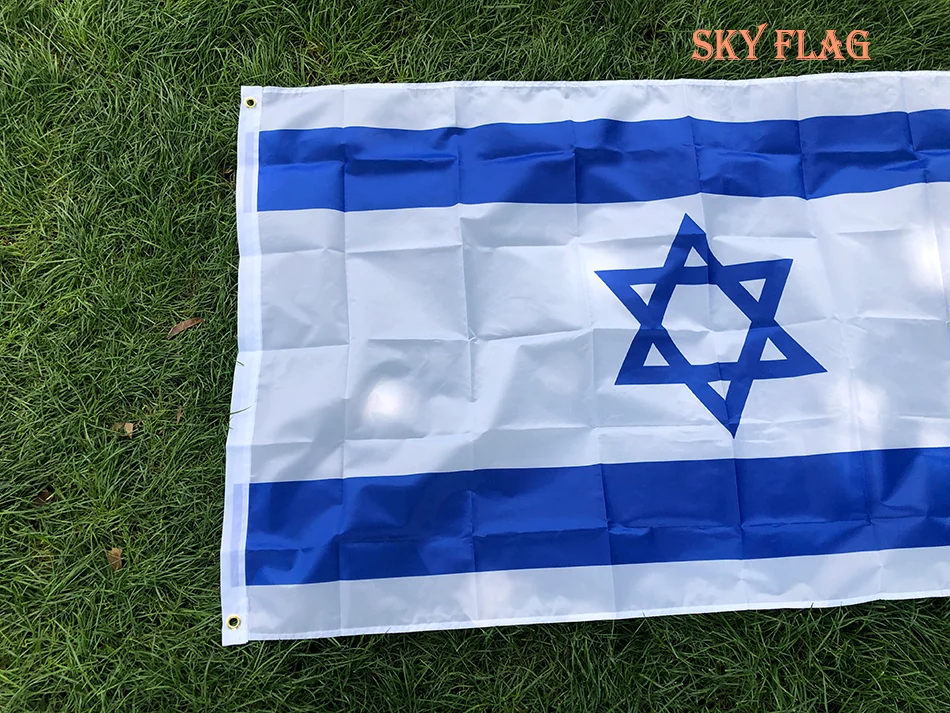 SKY FLAG Израильский национальный флаг 90X150 см подвесной полиэстер ISR IL израильские национальные флаги баннер украшение дома