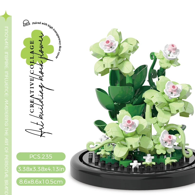Micro Particle Building Block Bouquet Handmade ของขวัญเด็กปริศนาของเล่นทําด้วยมือ DIY ดอกทานตะวันเดสก์ท็อปตกแต่งเครื่องประดับ