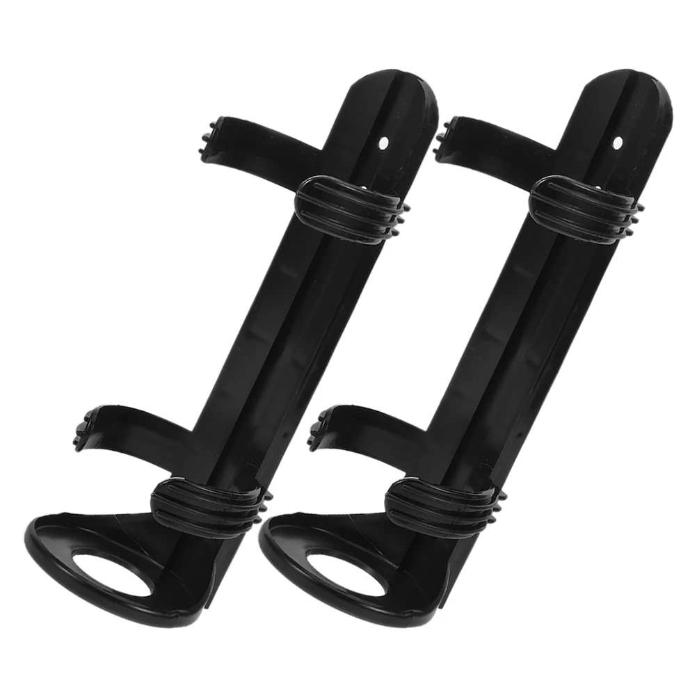 2pcs Fire Extinguisher Bracket Black Plastic Car Vehicle Boat Mounting Holder Trunk Durable Easy Installation Versatile Fire