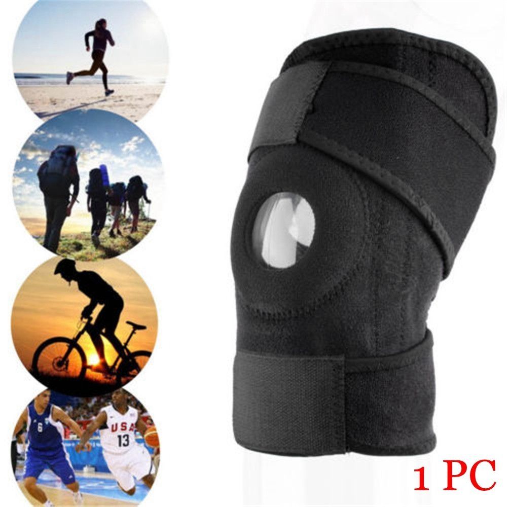 Hot Arthritis Prevent Knee Support Hiking Sports Keep Warm Wrap Brace Breathable Adjustable Adjustable for Sports