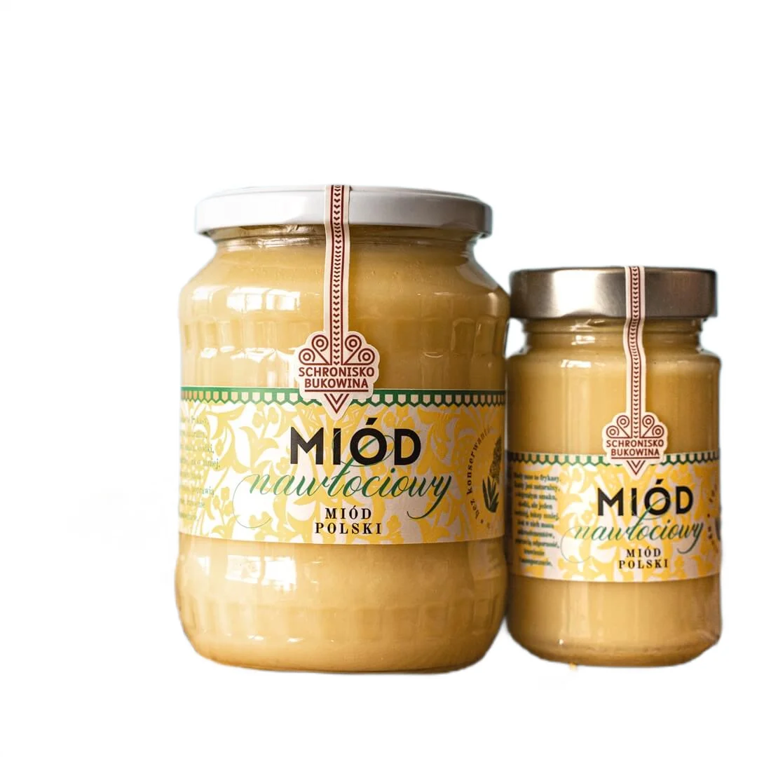 Miód nawłociowy 710ml/1kg - Schronisko Bukowina