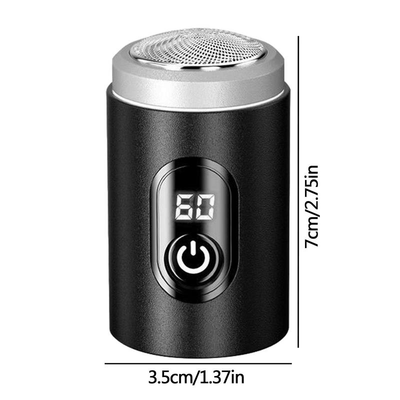 Rasoio ricaricabile Mini rasoio salvaspazio resistente all'acqua Forniture per la cura della pelle maschile Elementi essenziali da viaggio per viaggi aerei