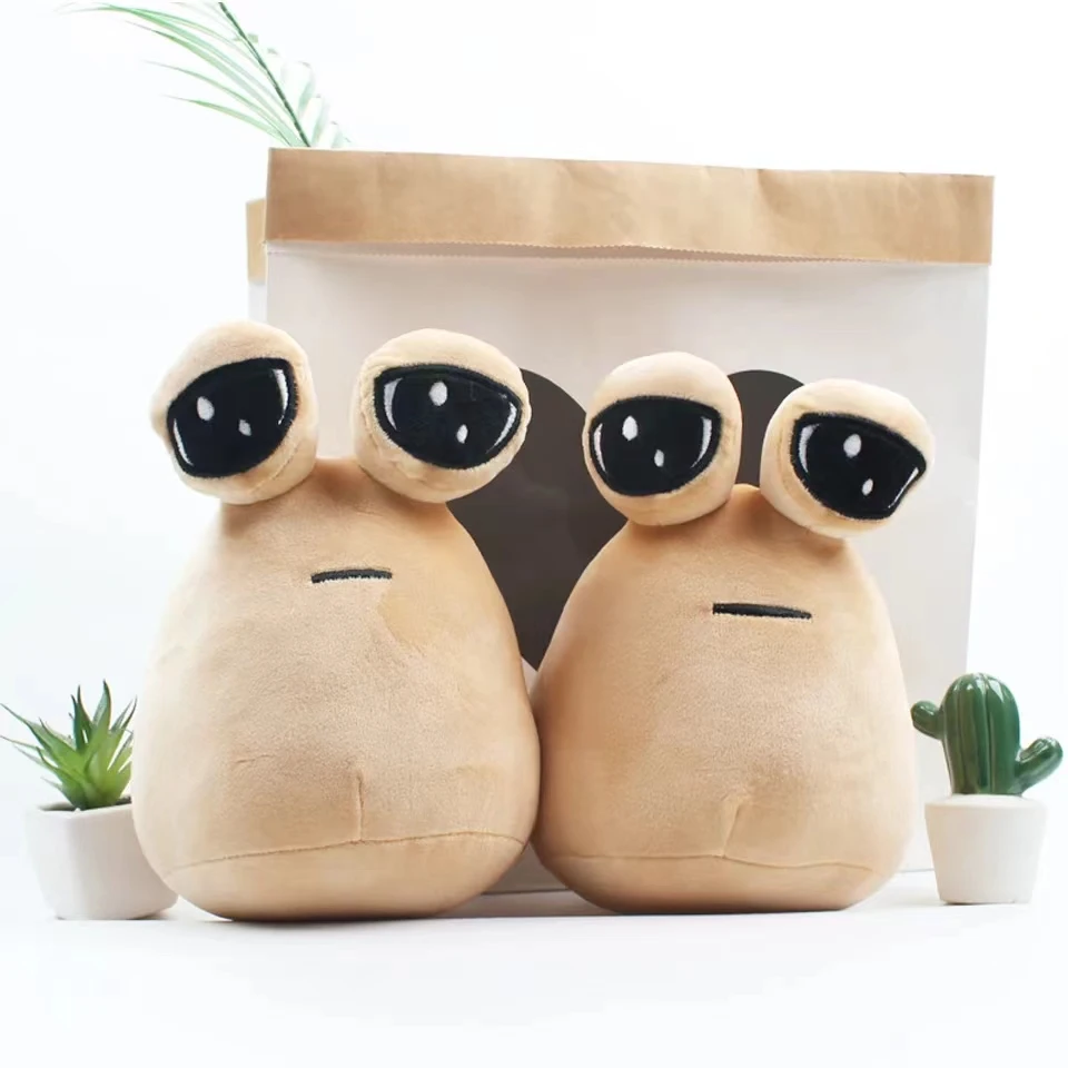 НОВАЯ ИГРУШКА Hot My Pet Alien Pou Плюшевая игрушка Furdiburb Emotion Alien Plushie Мягкая кукла Pou 22 см