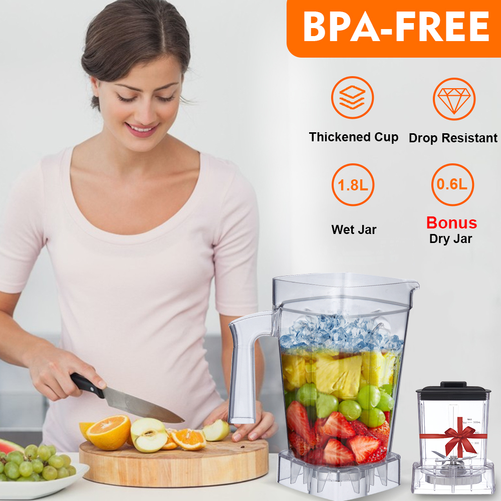 Блендер для смузи BioloMix Mini Pro, 1800 Вт, без бисфенола