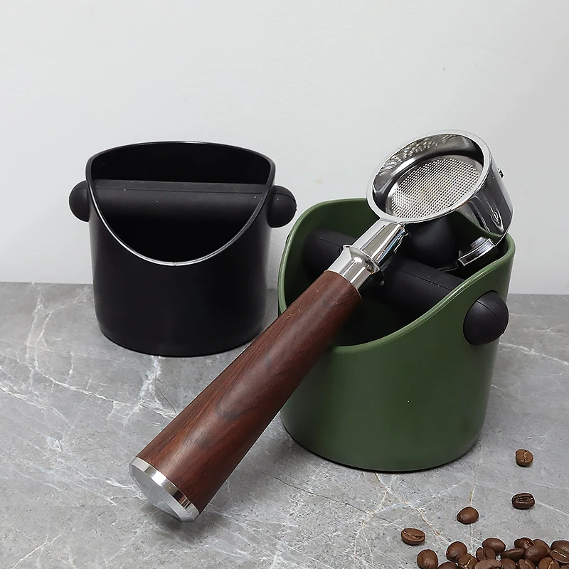Espresso Knock Box Kaffeesatz Behälter Anti Slip Dump Bin Grind Für Delonghi Breville Bar Cafe Zubehör Barista Werkzeuge