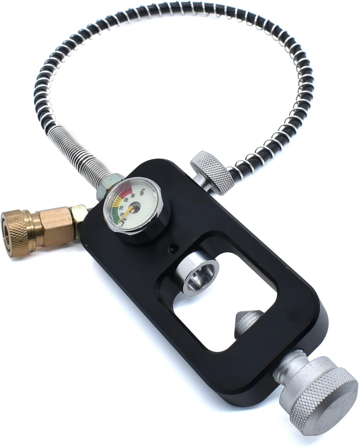 Aceare válvula regulador de cilindro de mergulho, estação de enchimento, adaptador de alta pressão, tanque hpa, adaptador de carregamento de mergulho