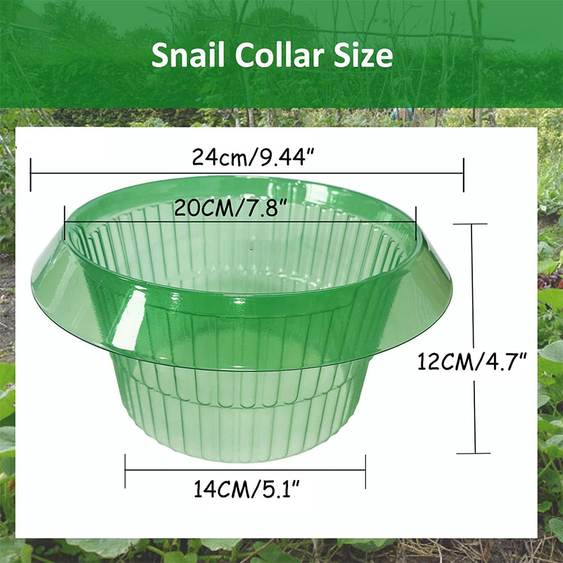 5/10/15/20 piezas collares de caracol Slug collares de protección de plantas cubiertas de verduras protector de caracol de plantas agrícolas reutilizable ahorrar agua