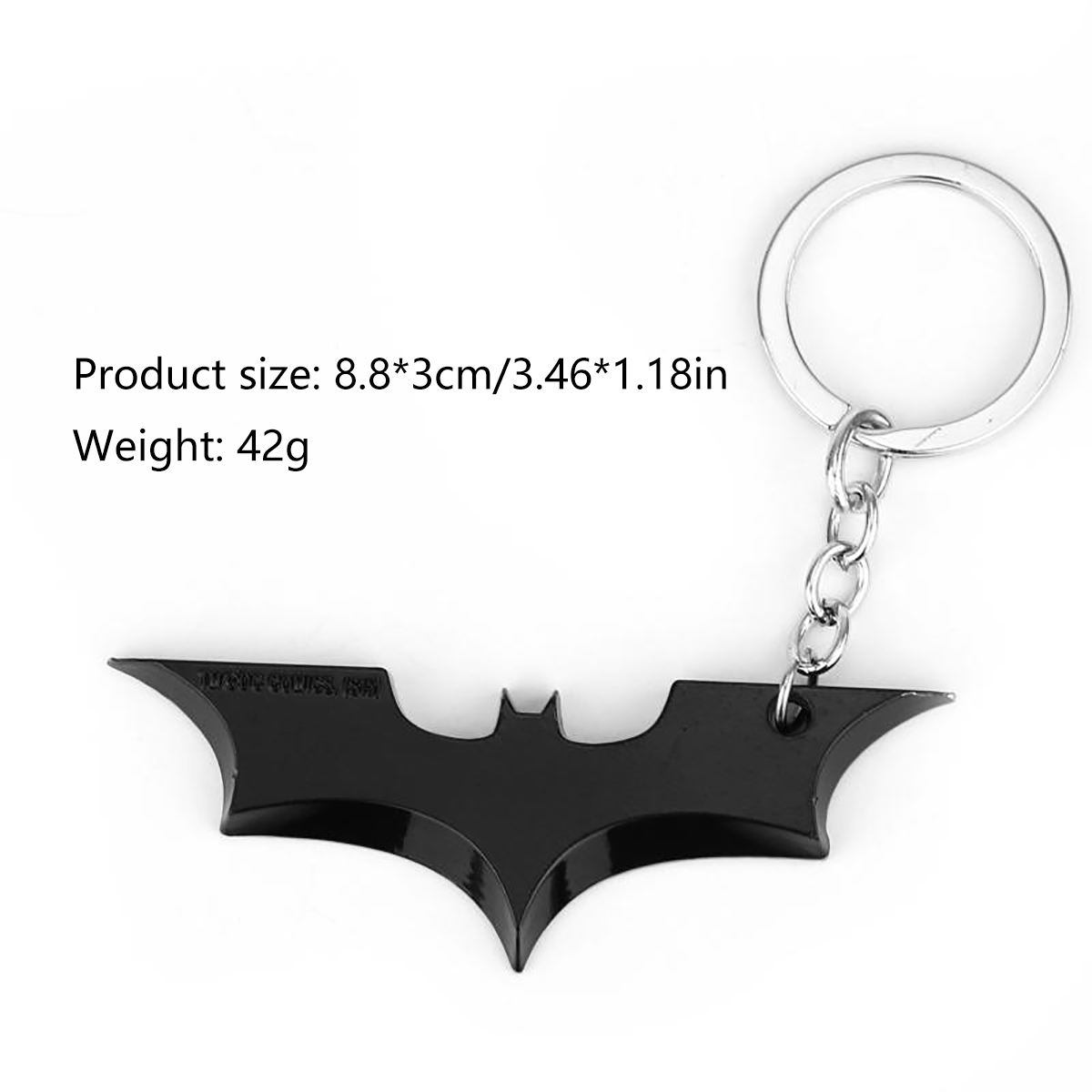 Creative Bat Darts Metal Keychains Cosplay Props Film Television Works Peripheral Gifts Men Women Backpack Jewelry Accessories
