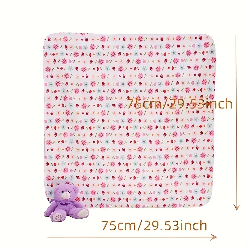 4 개/갑 100% 코 튼 수신 아기 담요 신생아 76x76cm 아기 Bedsheet Supersoft 플란넬 기저귀 새로 태어난 담요 Swaddle