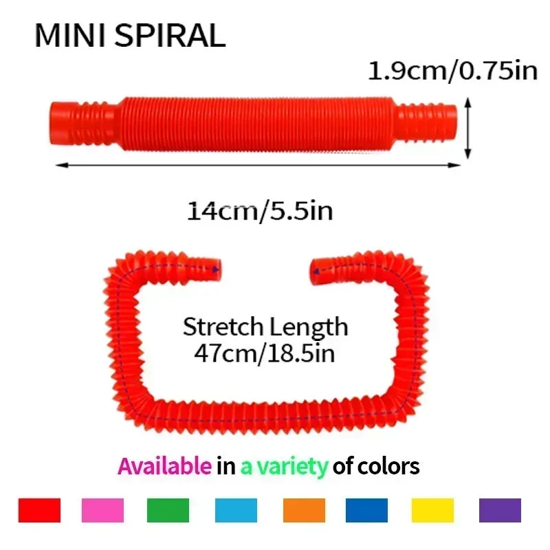 8 16 24 32 ชิ้น Pop หลอด Sensory ของเล่น UrChoice Fine Motor Skills & Learning สําหรับเด็กวัยหัดเดิน Fidget ของเล่นและ Party Favors สําหรับเด็ก