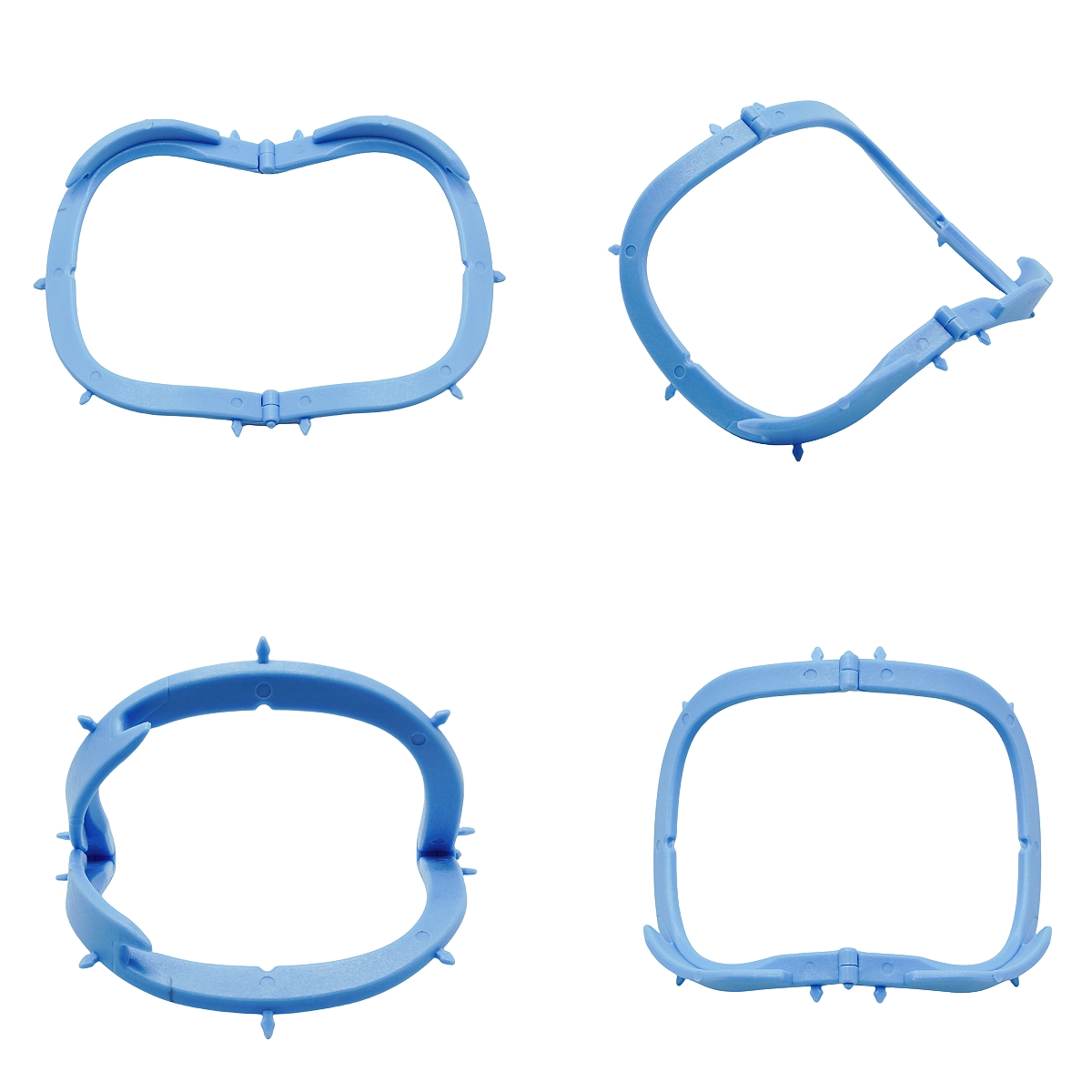 ‌ 1Pcs Dental Gummi Barriere Halterung Faltbare Mund Unterstützung Hohe-Temp Beständig für Röntgen Klinik Labor Oral chirurgie Werkzeuge