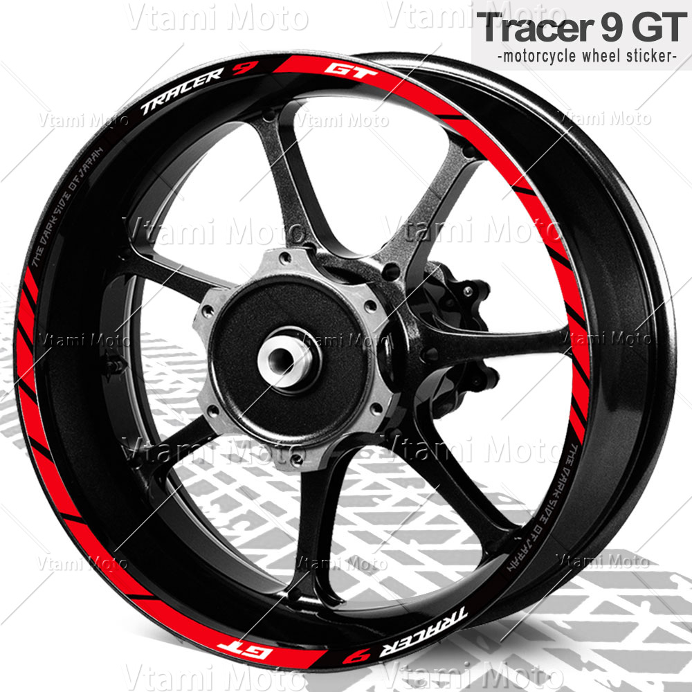Pegatina reflectante para rueda de motocicleta, calcomanías de rayas para llanta para Tracer 9 GT 900 9GT