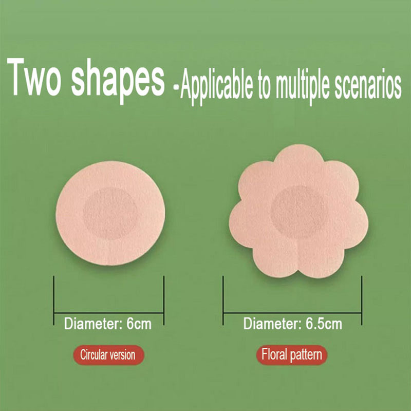 30/50/100 Uds pegatinas para pezones pegatinas para sujetador en el pecho almohadillas adhesivas para senos almohadillas para pezones pantimedias cubierta para pezones NYP01