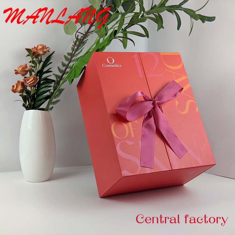 Custom  2023 Advent Calendar Packaging Gift Box Eco friendly Custom Product Mystery Surprise Paper Box
