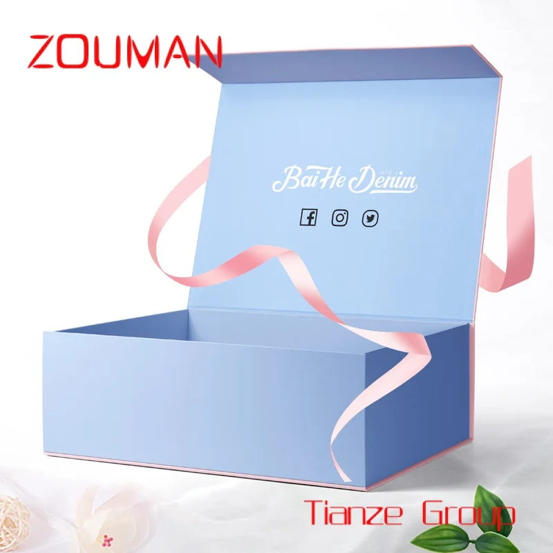 Custom , Custom Logo Luxury Matte Black Gift Box Magnetic product Closure Cardboard Paper Box Folding box with lid