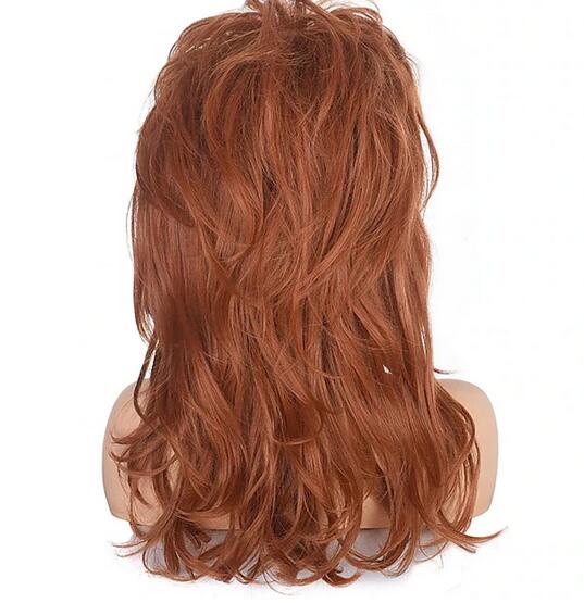 女性のための長い波状の人工毛ウィッグ、ペギーバンディ、ビーハイブウィッグ、ヴィンテージコスチューム、ハロウィーンのコスプレ、クラッドヘフ、80年代