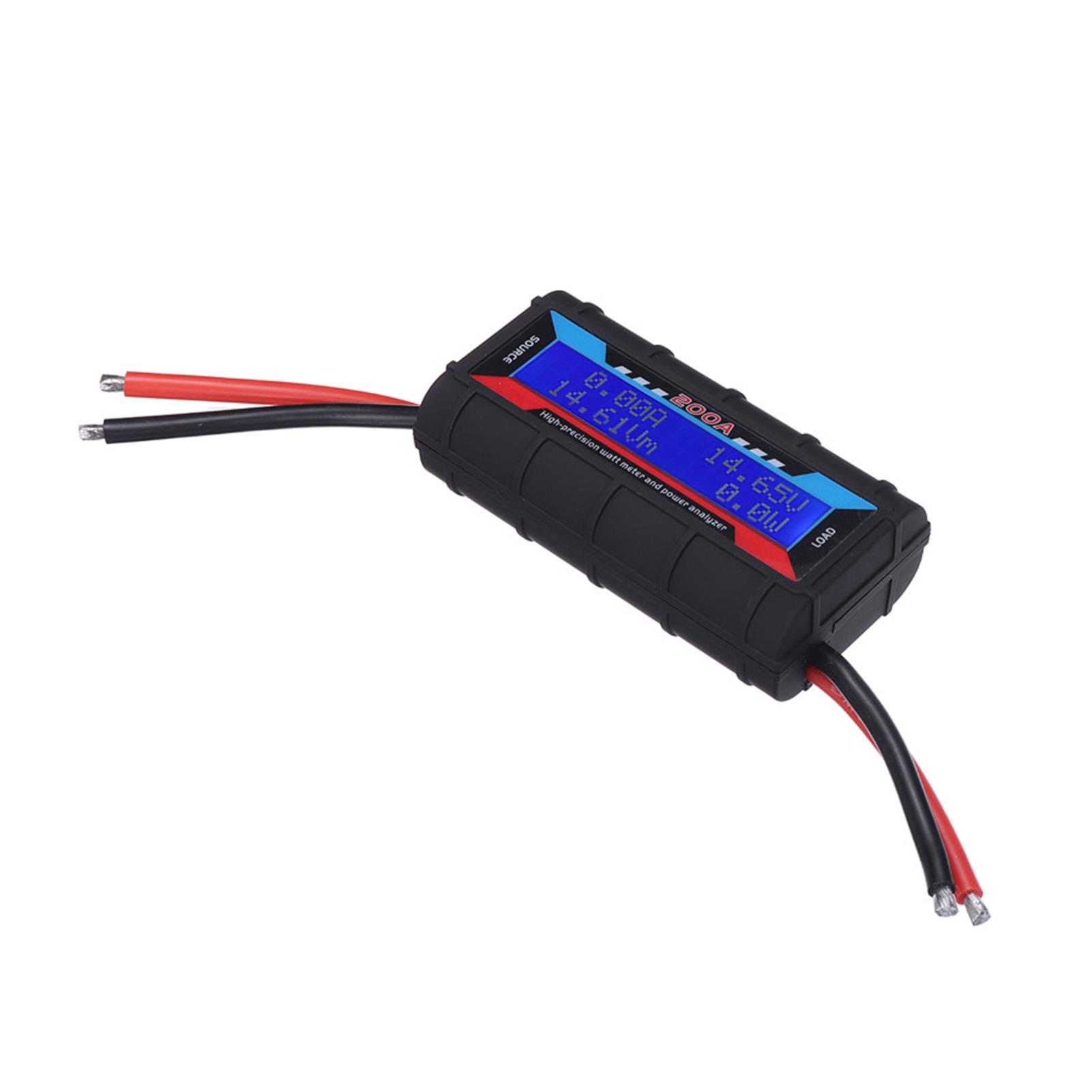 LCD 150A 200A 300A 60V เครื่องทดสอบแบตเตอรี่ไร้สายดิจิตอลวัตต์มิเตอร์โวลต์ AMP Monitor เครื่องวิเคราะห์ RC เครื่องบินแบตเตอรี่เครื่องวิเคราะห์