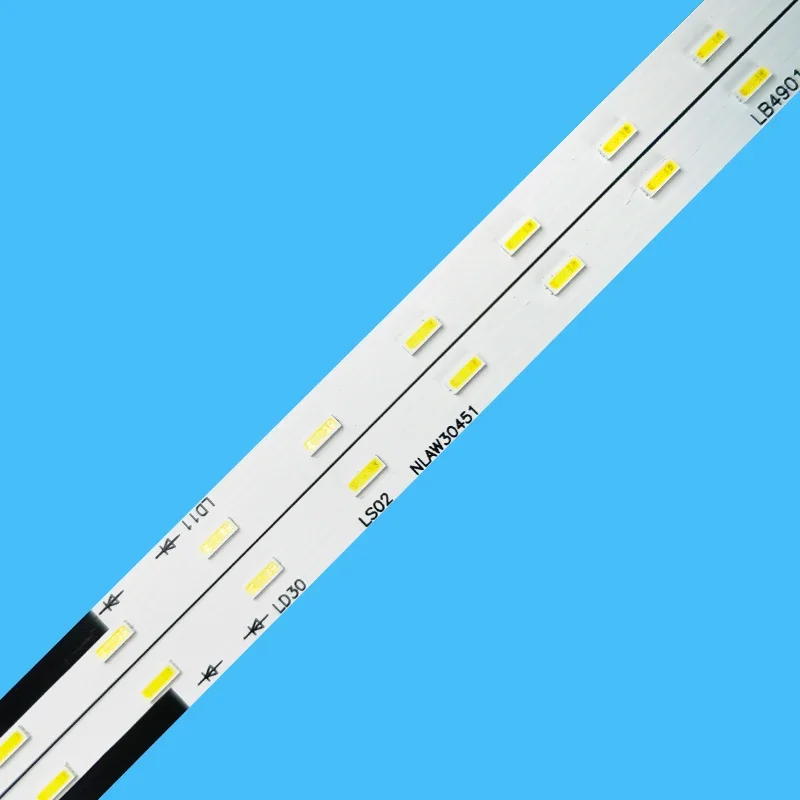 LEDバックライトストリップ,40LED,lb49013,lb49025,完璧な30451,KD-49X705F, KD-49X8000E, KD-49XF7596, KD-49XF7003, KD-49XE7002, KD-49XE7093