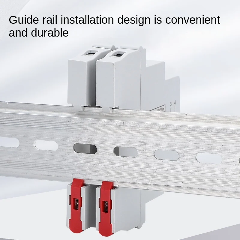 LED signal light Din Rail Mount Pilot Lamp AC/DC220v 24v Distribution box power ultrathin Style Dual/Single Lamp Red Green