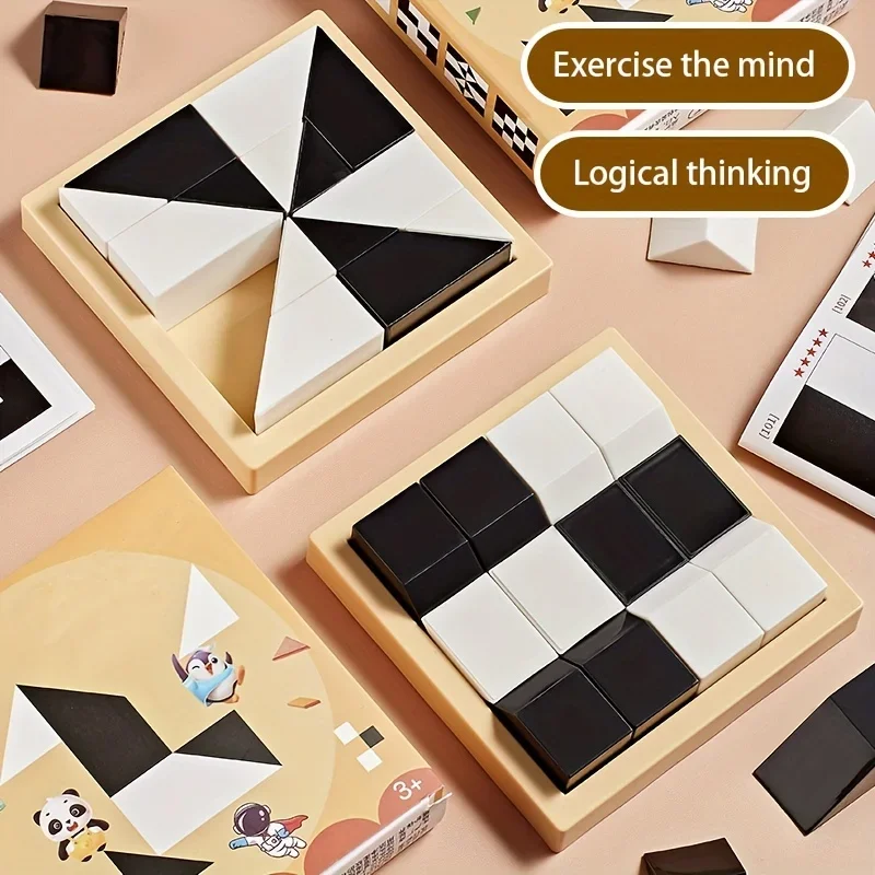 120 Level Hidden Block Puzzle 6 Years ABS Material Interesting Enhances Logic and Spatial Reasoning Suitable for 6Year Olds