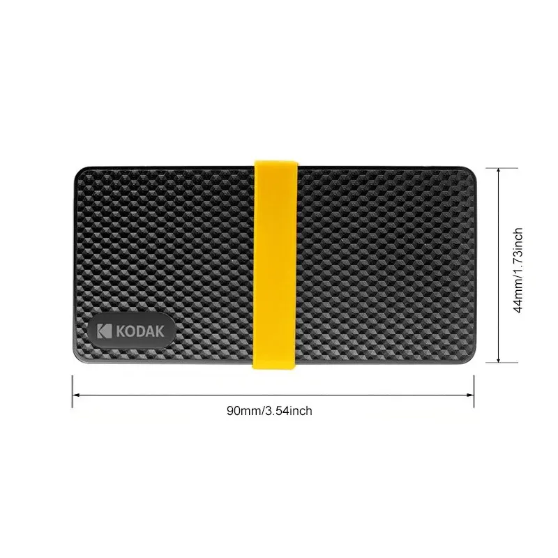 Kodak-ポータブル外付けハードディスクドライブ,ps4,ラップトップ,macbook,pc,x200,2テラバイト,1テラバイト,usb 3.1, 512gb,256gb