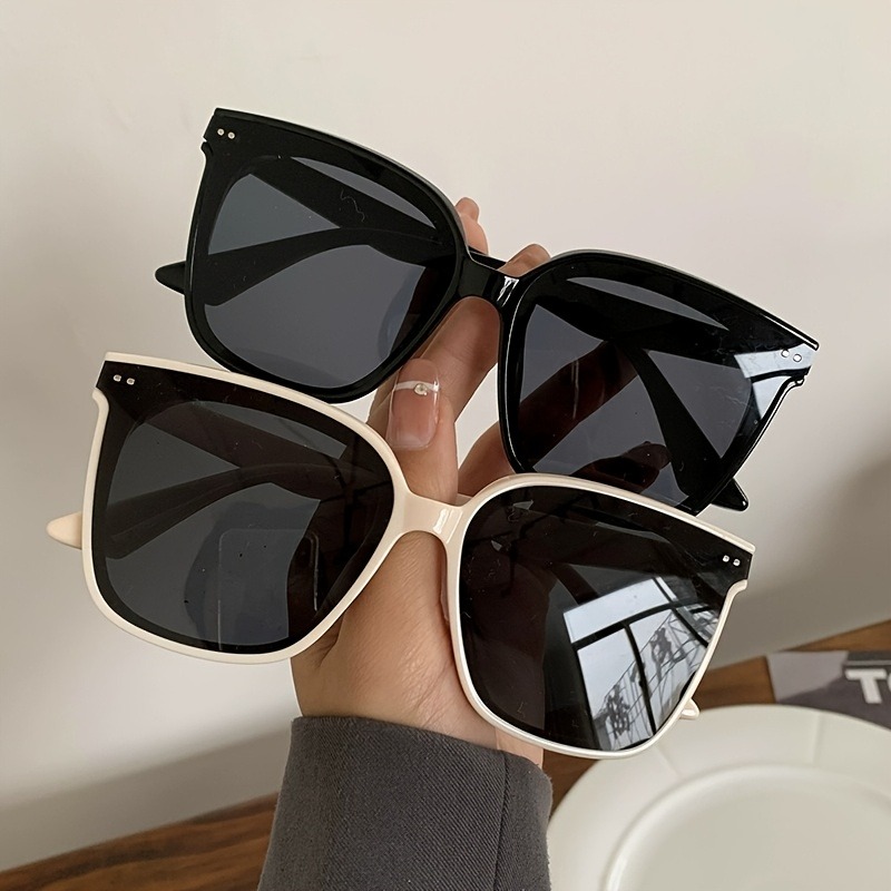 Gafas de moda estilo Retro de Hong Kong de gran tamaño para mujer, accesorios decorativos de moda para ocasiones especiales diarias