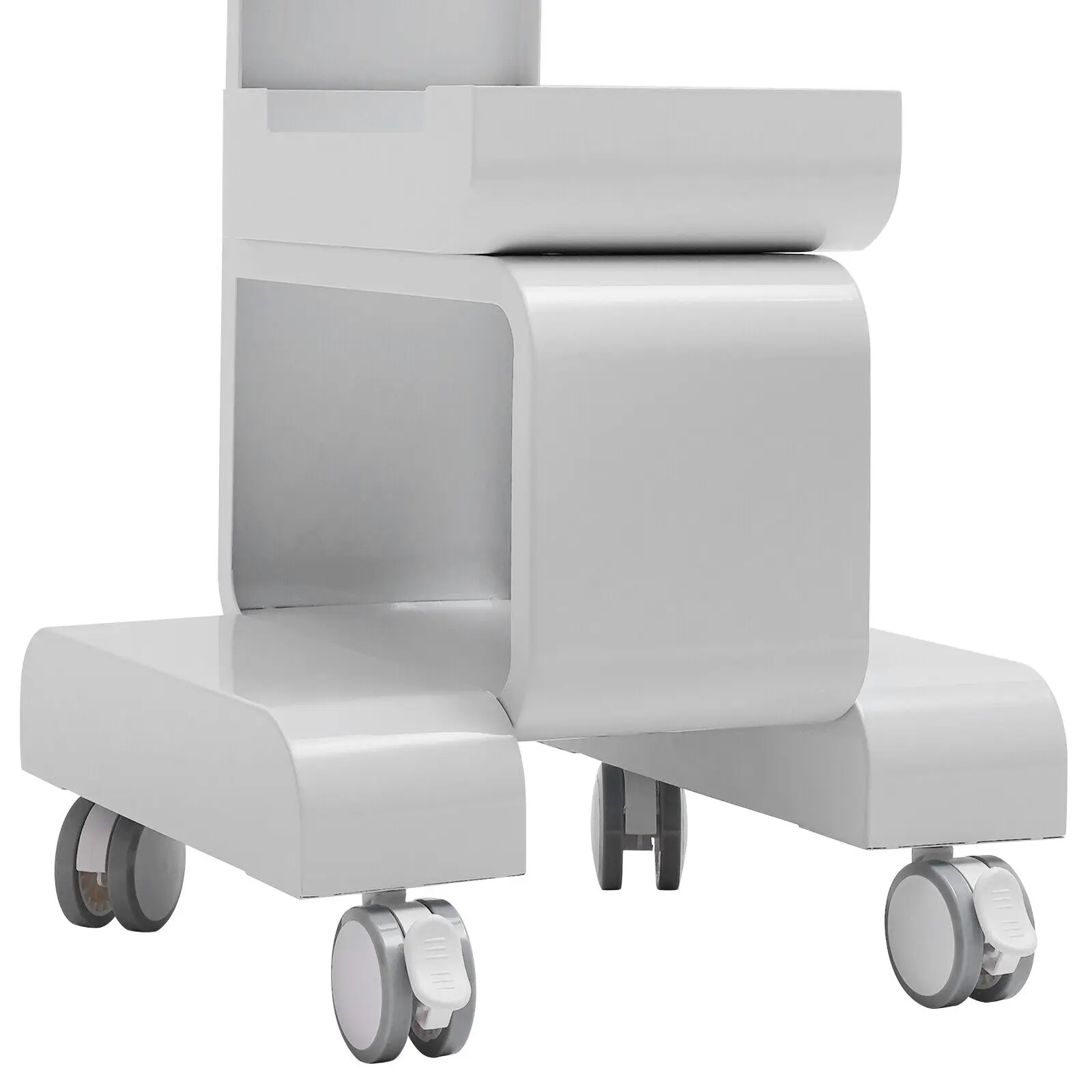 Kosmetikwagen Arbeitswagen Salon Desktop Beauty Wheelcart Ausrüstung mit Glasscheibe