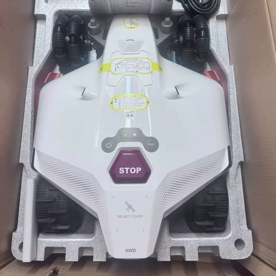 New MAMMOTIONs LUBA 2 AWD 5000X Robot Lawn Mower - with 4G Reception, 1.25 Acres, Max. 1.48 Acres, All-Wheel-Drive (3000/10000/M