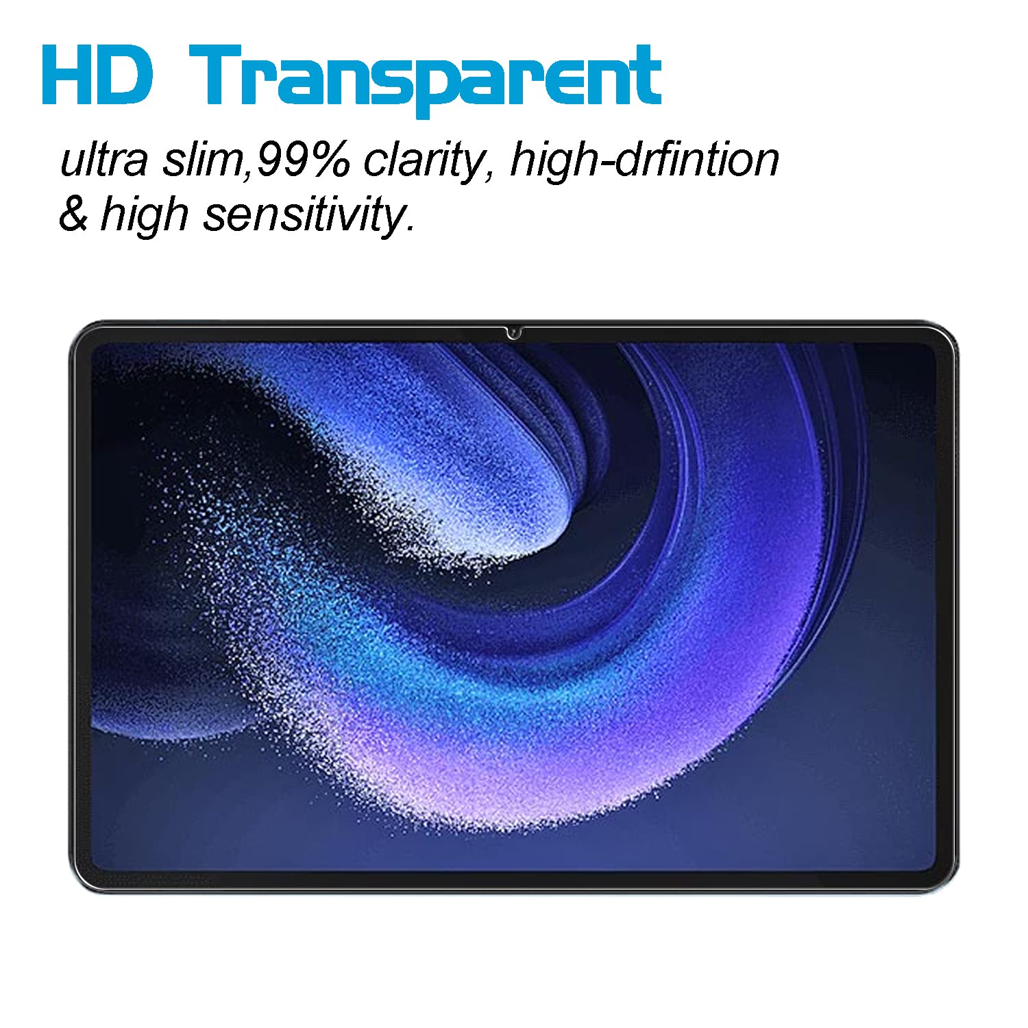 Tempered Glass for Xiaomi Pad 6 / Xiaomi Pad 6 Pro 11 inch 2023 Screen Protector Rear Camera Protector Anti Scratch Glass Film